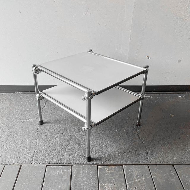 Tubular Steel Side Table For Sale - Image 6 of 18