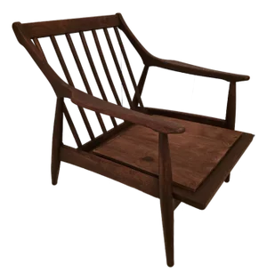 Vintage Mid Century Modern Ole Wanscher Style Lounge Chair