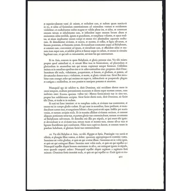 Printmaking Materials 1969 Salvador Dalí Biblia Sacra "Veni, Domine Jesu" (Come, Lord Jesus) For Sale - Image 7 of 11