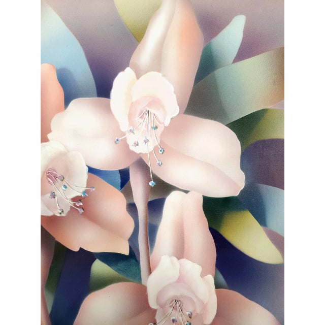 1985 Painting by Libertad Gomez For Sale In Miami - Image 6 of 12