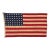 Vintage Cotton American Flag With 48 Sewn Stars For Sale