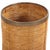 Combining natural woven rattan with polished brass accents in a refined mid-century design, this cylindrical form features...
