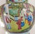 Baby Blue 19th Century Chinese Unusual Qing Rose Medallion Yen Yen Vase, Canton Enamel on Stoneware For Sale - Image 8 of 18