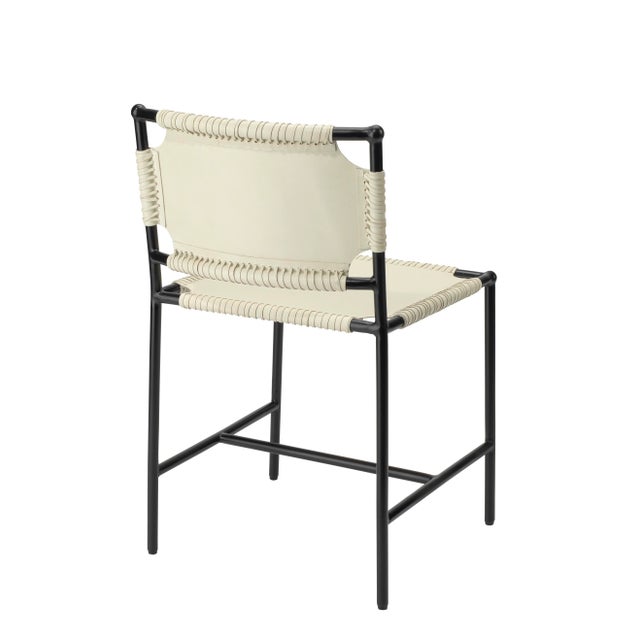 2020s Jamie Young Asher Dining Chair in White For Sale - Image 5 of 10