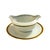French Arès Prestige Porcelain Dinnerware Set for 12 with Hand-Gilded Gold from Raynaud Limoges, 1980s, Set of 46 For Sale - Image 9 of 11