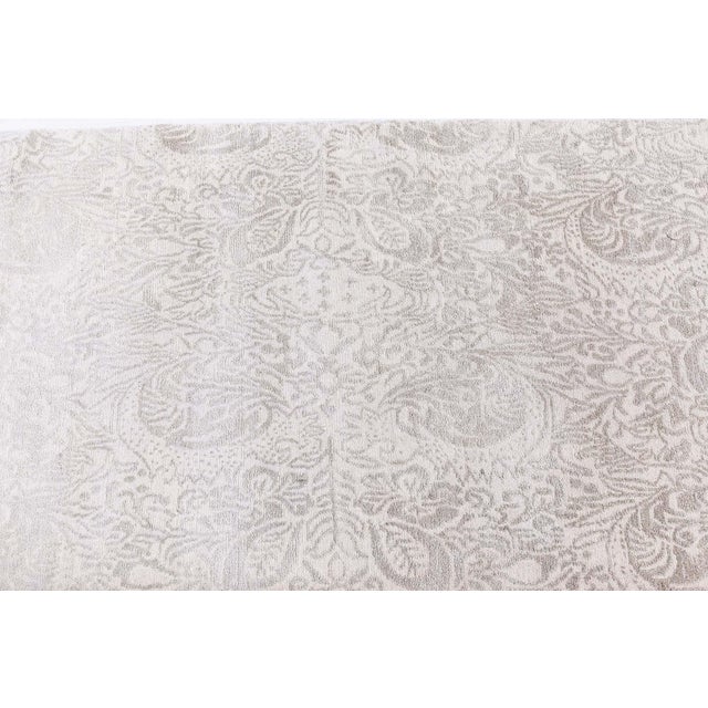 Contemporary Tibetan S10 Design Handmade Wool and Silk Rug by Doris Leslie Blau For Sale - Image 10 of 10