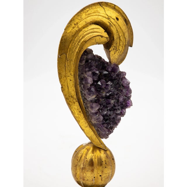 Reclaimed Fragment With Amethyst For Sale In New York - Image 6 of 8