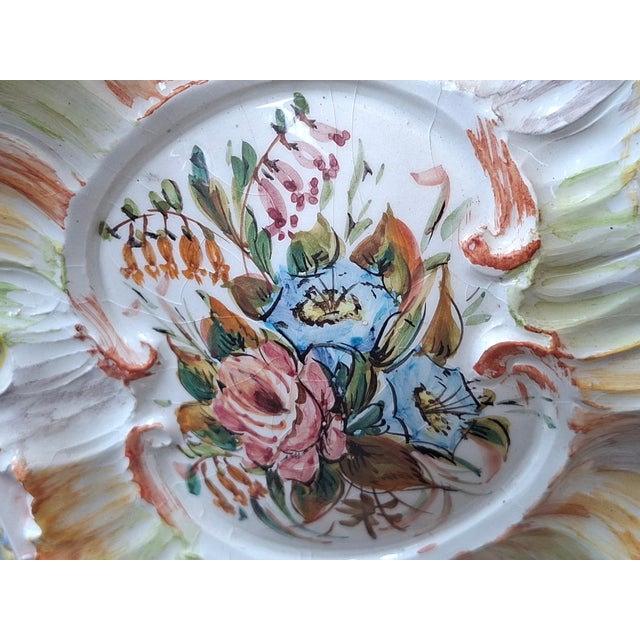 Art Mirror in Polychrome Ceramic by Maria Pegoraro for Riccardo Capuzzo Bassano, 1950 For Sale - Image 9 of 18