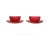 Mid-Century Modern Vintage Ruby Red Crystal Glass Bowls and Plates - 4 Pieces For Sale - Image 3 of 7