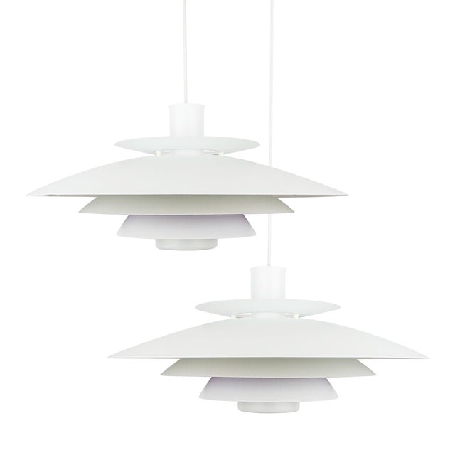 Vintage Danish Pendant Lamps from Form Light, Set of 2 For Sale