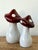 Vintage Boho Glazed Ceramic Mushrooms - Set of 2 For Sale - Image 12 of 12