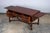 French Empire Style Mahogany Writing Desk W/ Red Leather Top For Sale - Image 10 of 12