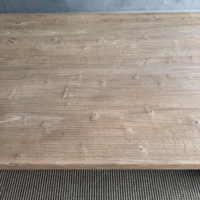 Reclaimed Wood Palermo Waterfall Style Coffee Table For Sale In Los Angeles - Image 6 of 8