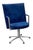 A fabulously Danish modern office chair designed by J. Foersom & P. Hiort-Lorenzen and produced by Erik Jorgensen, circa...