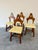 Stickley Late 20th Century Brutalist Arts and Crafts Keyhole Dining Chairs, Set of 4 For Sale - Image 4 of 12