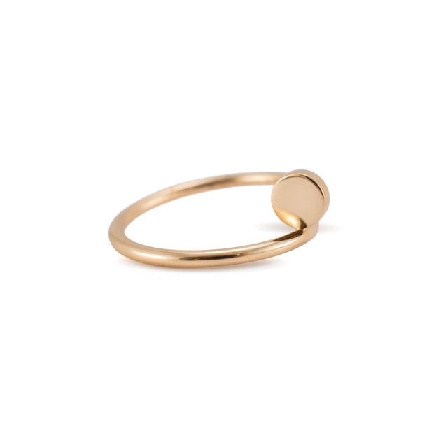 Cartier Cartier Juste Un Clou Small Model 18k Yellow Gold Band Ring For Sale - Image 4 of 7