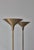 Modern Danish Large Uplight Floor Lamps Model in Brass attributed to Th. Valentiner, 1950s, Set of 2 For Sale - Image 10 of 18