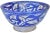 Ceramic Late 19th Century Blue-Patterned Moroccan Ceramic Decorative Bowl For Sale - Image 7 of 9