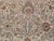 Antique Bijar Carpet Oriental Carpet, Handmade, Ivory, Coral, Light Blue, Taupe For Sale - Image 13 of 17