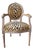 Vintage Louis XVI Fauteuil Chair For Sale
