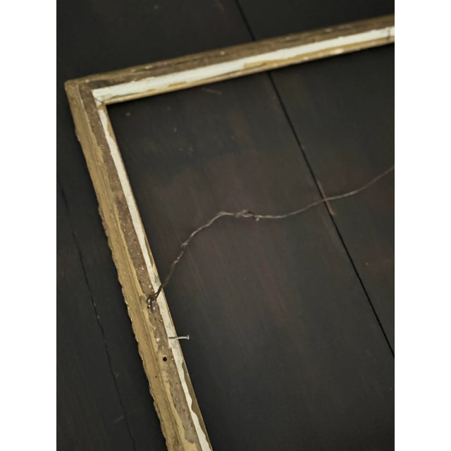 Farmhouse Rare Early 1900s French Louis XVI Gilt Frames, Pair — Authentic Patina For Sale - Image 3 of 6