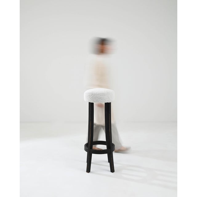 20th Century French Upholstered Bar Stool For Sale In Greensboro - Image 6 of 18