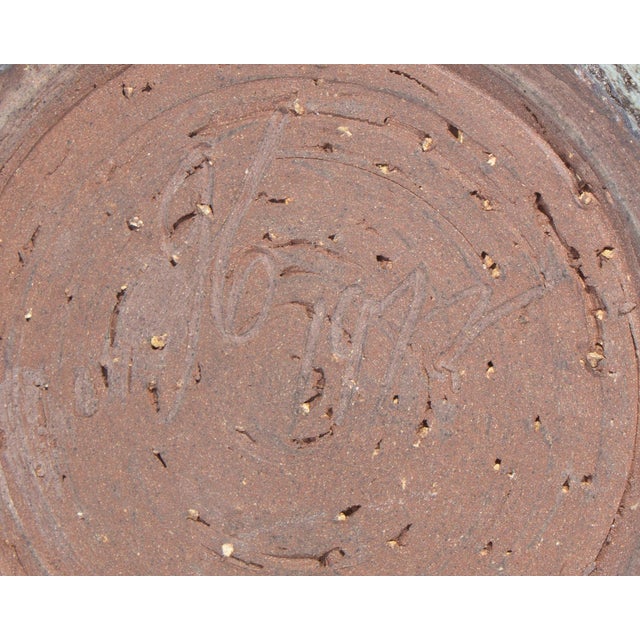 1972 Signed Studio Pottery Vase For Sale In Indianapolis - Image 6 of 7