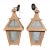 Tuscan Mid 19th Century Tuscan Red Tole Hanging Lanterns - a Pair For Sale - Image 3 of 6
