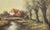 English Mid-19th Century English Oil on Canvas Landscape Painting "Across the Field" For Sale - Image 3 of 6