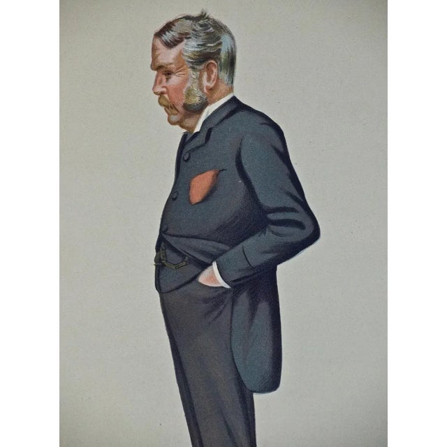 Gilbert & Sullivan: Framed Pair of 19th C. Vanity Fair Portraits by Sir Leslie Ward, 1874 & 1881 For Sale In San Francisco - Image 6 of 7