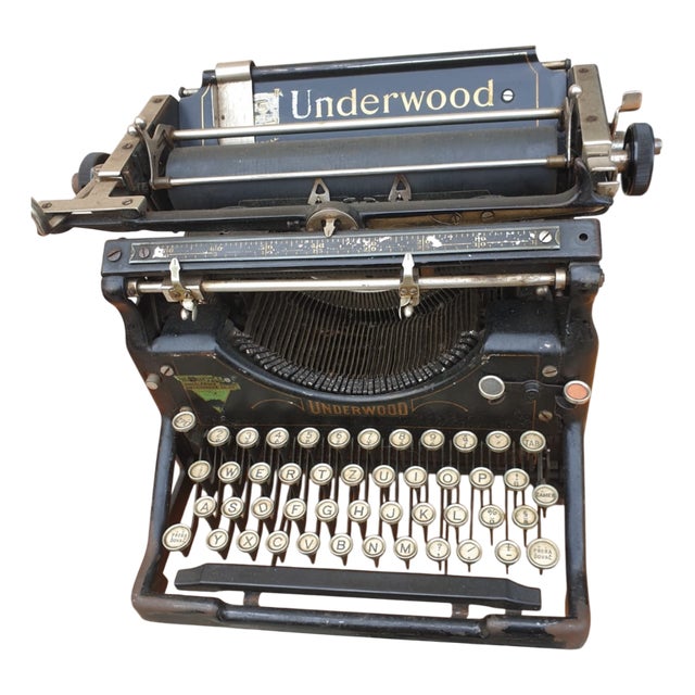 Antique Underwood Typewriter, Usa, 1895 For Sale