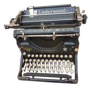 Antique Underwood Typewriter, Usa, 1895