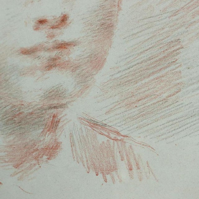 Luigi Conconi, Portrait Composition, Mixed Media on Paper, Framed For Sale - Image 5 of 10
