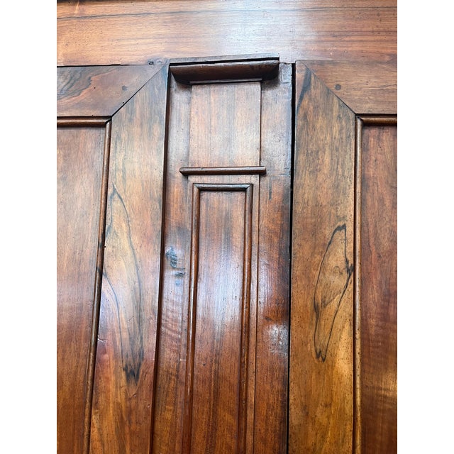 French Early 19th Century French Walnut Chateau Armoire For Sale - Image 3 of 12