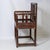 19Th C. Pair Chinese Dark Tortoiseshell Bamboo Armchairs Early For Sale - Image 4 of 12