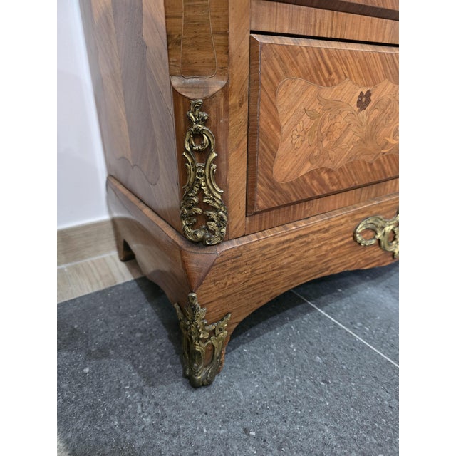 Louis XV Style Marquetry Chiffonier For Sale - Image 10 of 18