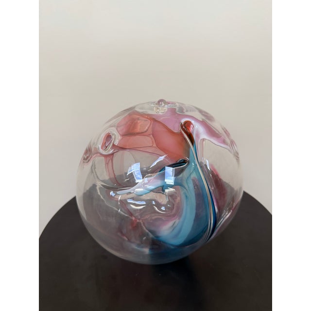 2000 Peter Bramhall Art Glass Orb For Sale In New York - Image 6 of 12