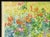Original Framed Vibrant 'Field of Flowers' Watercolor Painting For Sale - Image 4 of 15