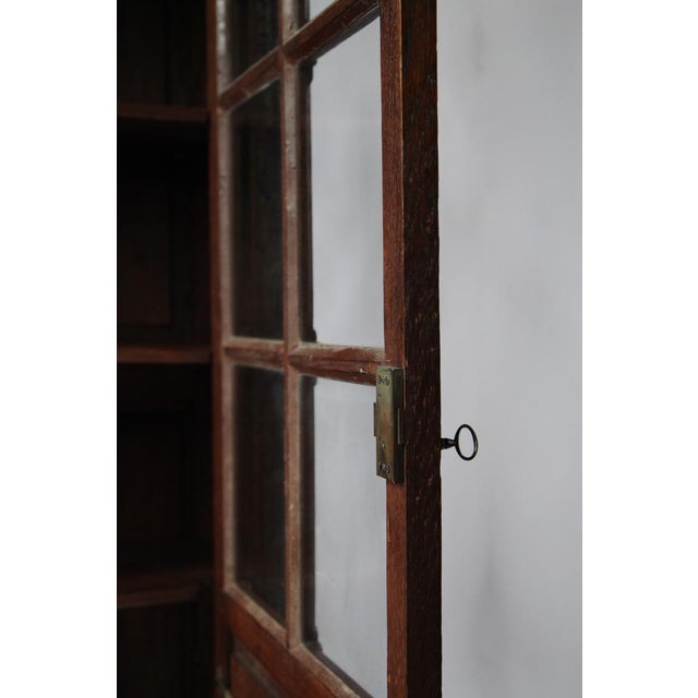 Antique Breton Chestnut Display Cabinet, France, 1880s For Sale - Image 9 of 11