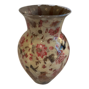 Pair of 19th Century Decalcomanis Vases
