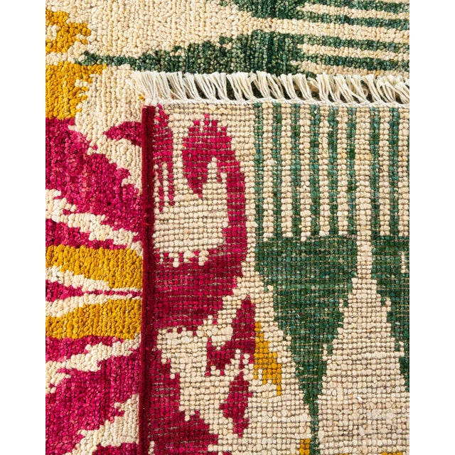 2000 - 2009 Modern Hand-Knotted Area Rug - Ivory, 9' 10" x 14' 5" For Sale - Image 5 of 8