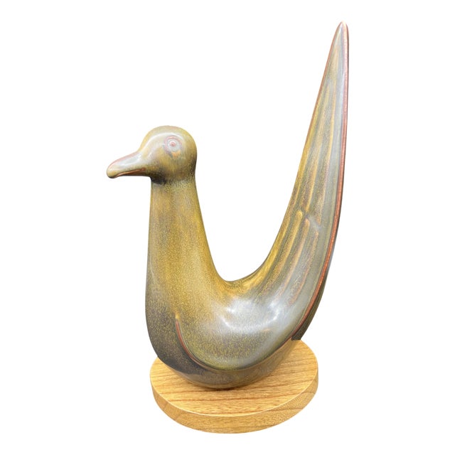 Bird Figurine by Gunnar Nylund for Rörstrand, 1950s For Sale