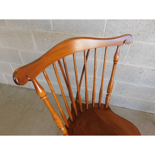 Bent Bros. Brace Back Fan Back Windsor Style Chairs - Set of 6 For Sale - Image 16 of 16