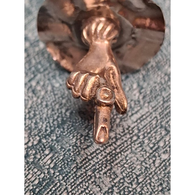 Late 19th Century Rare Antique 19th C. 84 Silver Torah Pointer Yad With Besamim Spice Holder Moscow For Sale - Image 5 of 18