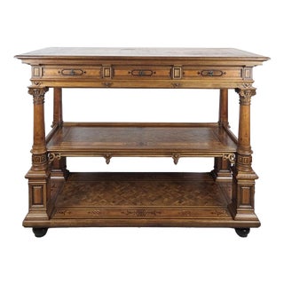 19th Century Neo-Renaissance Three-Tiered Sideboard For Sale