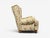 Danish Cabinetmaker, Large Wingback Chair, Floral Fabric, Wood, Denmark, 1950s For Sale - Image 9 of 11