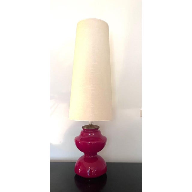 Glass Floor Lamp, 1970s For Sale - Image 6 of 7