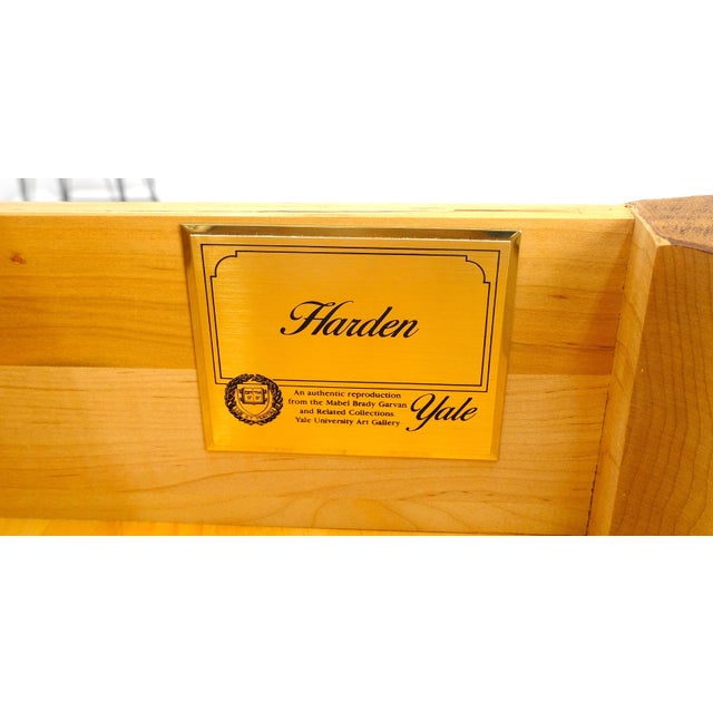 Very Fine Solid Tiger Maple Block Front Bracket Feet Bachelor Dresser Chest For Sale - Image 9 of 18