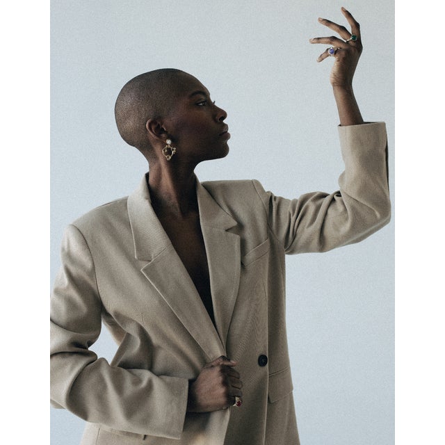 Contemporary Carmine Chain Collar For Sale - Image 3 of 3