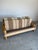 Mid Century Danish Brutalist Henning Kjaernulf Style Oak Sofa For Sale - Image 9 of 10